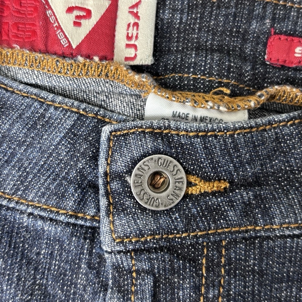 Guess Jeans Womens 27 Blue Bootcut Y2K Denim Streetwear Urban Retro Casual Pants - Picture 7 of 11